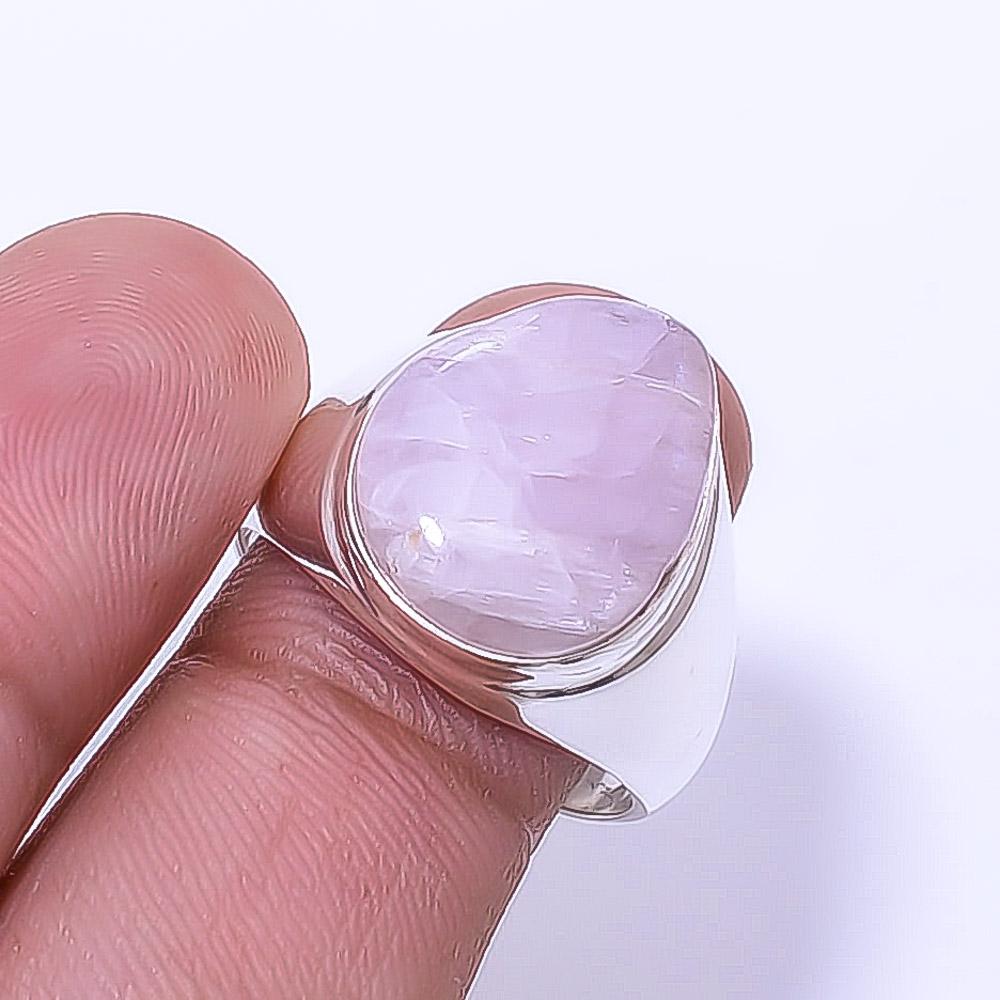 

Pink Kunzite - Laghman Gemstone 925 Sterling Silver Jewelry Ring S.9 R19