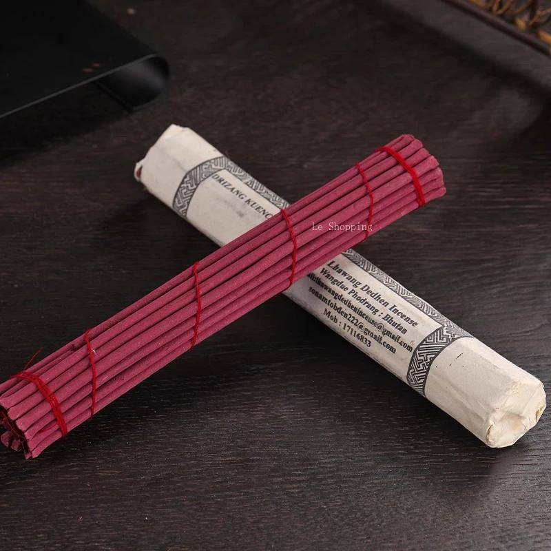 Bhutan Royal Class A Rawang Cotton Paper Stick Incense Natural Handmade Tibetan Incense Temple To Worship Buddha Joss Stick Tibetan incense