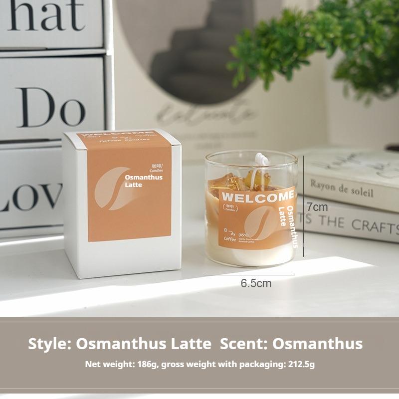 Coffee Scented Candles Holiday Fragrance Ornament Birthday Gift