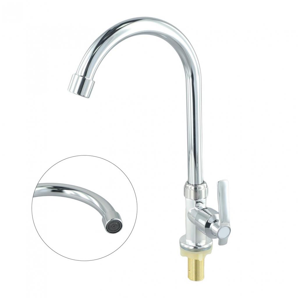 Sink Cold Taps Faucet Kitchen Sink Faucet Single Lever Hole Tap Cold Water