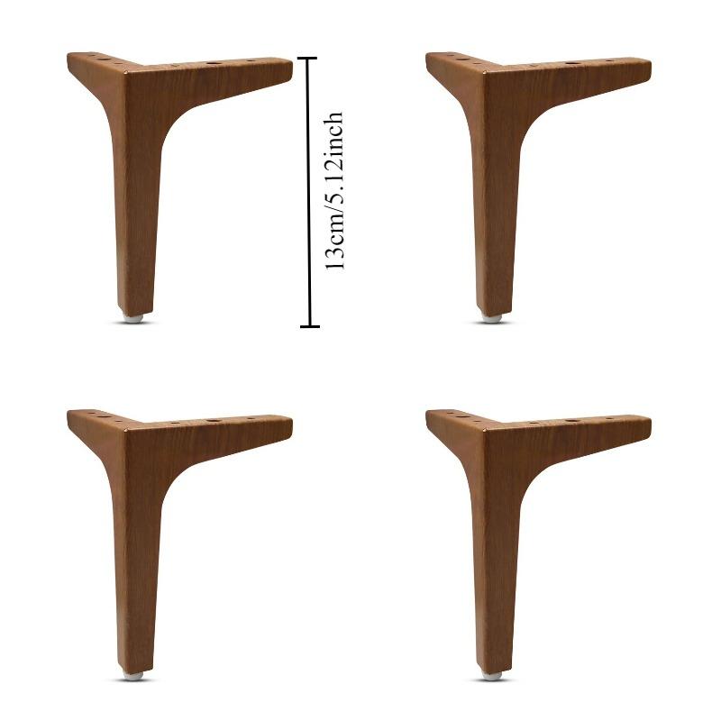 4 Stück 15cm Beschläge Metall Sofabeine für Die Möbelfüße Höhe TV-Schrank Bett Couchtisch Stütze Ersatzbeine