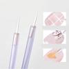 Nail Art Brushes,Striping Brush Nail Art Liner Brushes Nail Design Brushes for Long Lines,Tiny Details Nail Drawing Pens