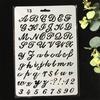 27cm New Alphabet Letters 4 DIY Craft Layering Stencils Painting Scrapbooking Stamping Embossing Album Paper Card Template