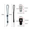 Anti-lost Rope Strap for Insta360 X5 X4 Silicone Lens Protector Case for Insta 360 X5 X4 Action Camera Anti-scratch Cover Cap