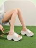Aogushi Deng Women's 2026 Thick-Soled One-Strap Beach Sandals for Spring