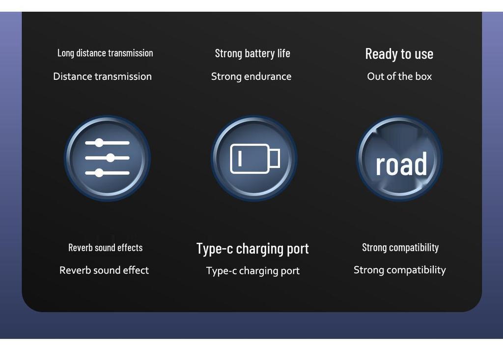 Wireless Lavalier Microphone with Noise Reduction for Live Broadcasts and Video Recording