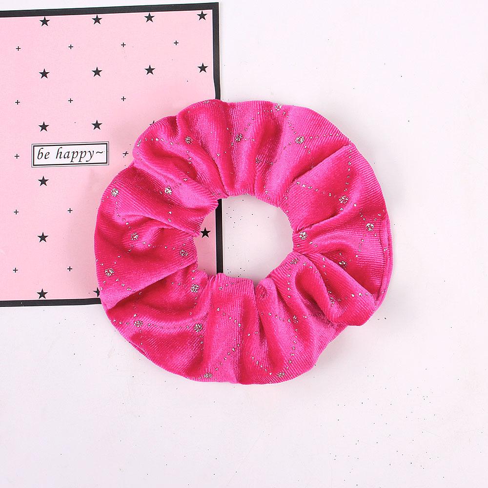 Velvet Nail Pearl Scrunchie Women Elastic Hair Rubber Bands Accessories Gum For Women Girls Ties Hair Ring Rope Ponytail Holder