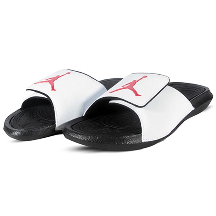 Air Jordan Hydro 6 Slide 'White Red' Men's 881473-101