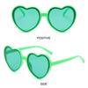 2025 Newest Heart-Shaped Sunglasses for Women Beach Shades Eyewear UV400 Halloween Cosplay Party Glasses Heart Sunglasses