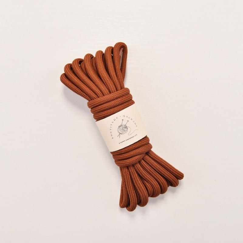 

8mm Polyester Core Rope 5m Colorful Braided Cord for Pet Leash Making Rope Crochet Bag Strap Handmade Craft Clothing Accessories 8mm