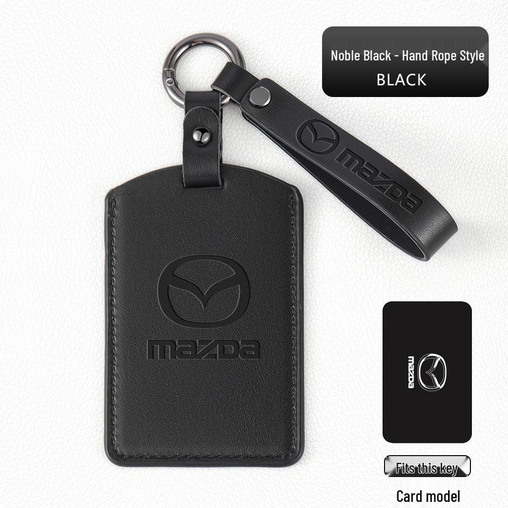 Mazda EZ6 Card Key Cover: 2025 Model, NFC Genuine Leather Protection Case, EZ-60 Buckle