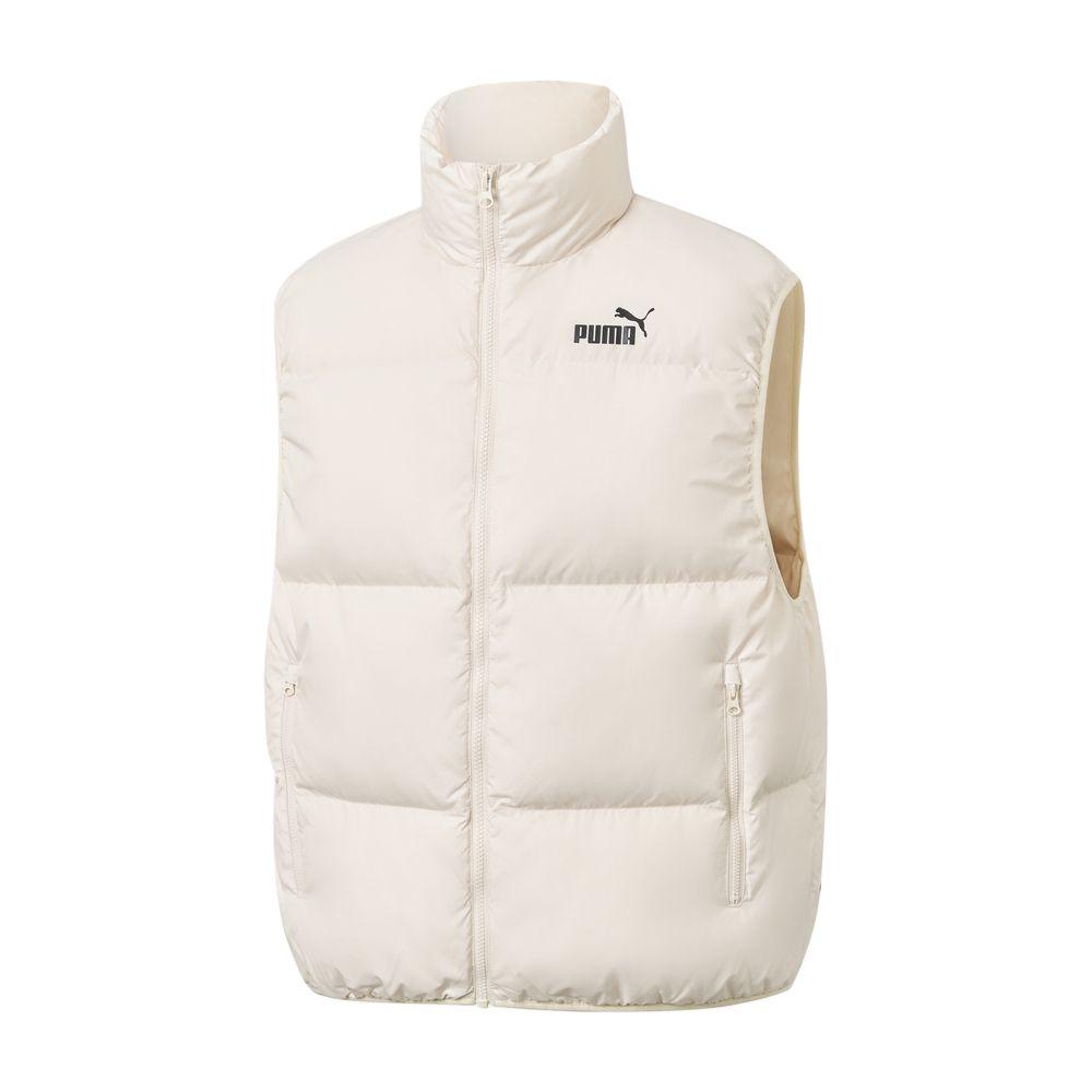 PUMA Down Vests Men s White Stand Collar Moderate Other 693533-87 M