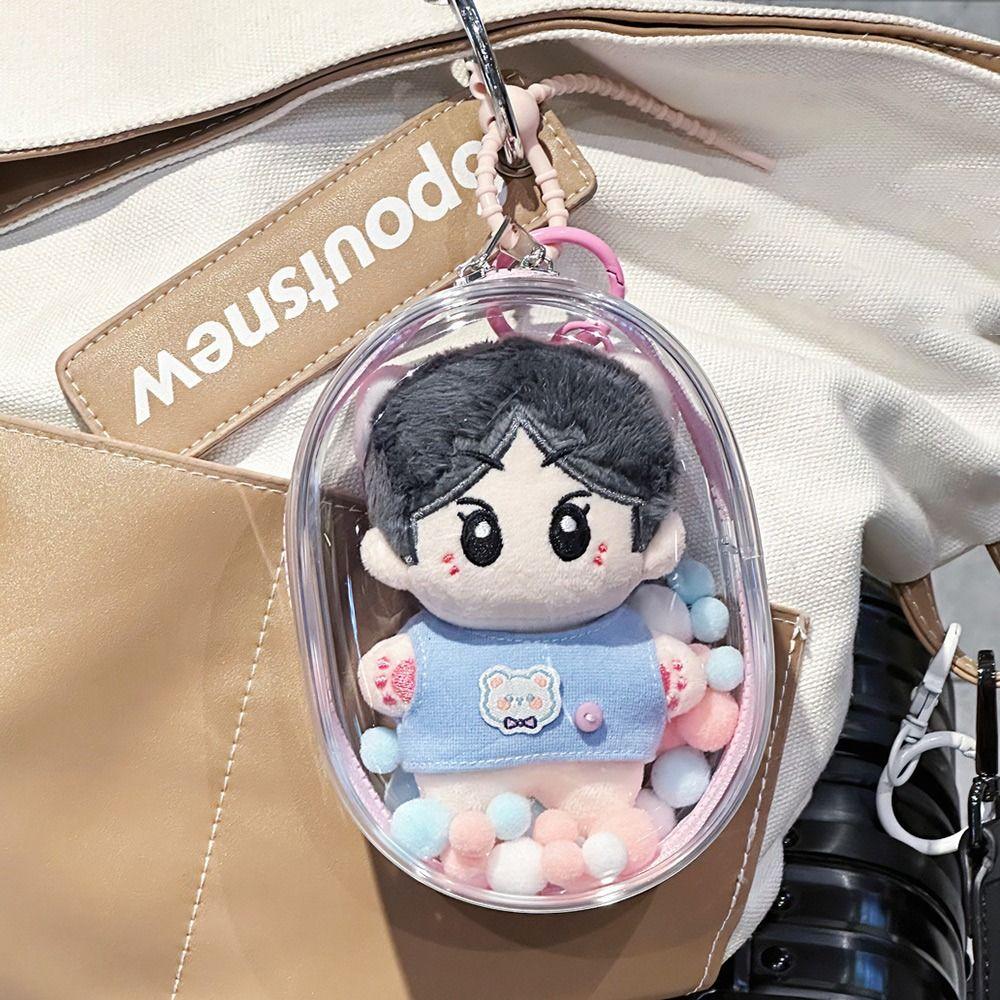 Transparent Doll Protective Bag Dustproof Sunproof Rainproof Mystery Box Portable Storage Pouch