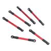 6 Stück RC Auto Lenkstange Aluminiumlegierung Ersatzteil Lang Kurz RC Spurstangen Set für Traxxas Slash
