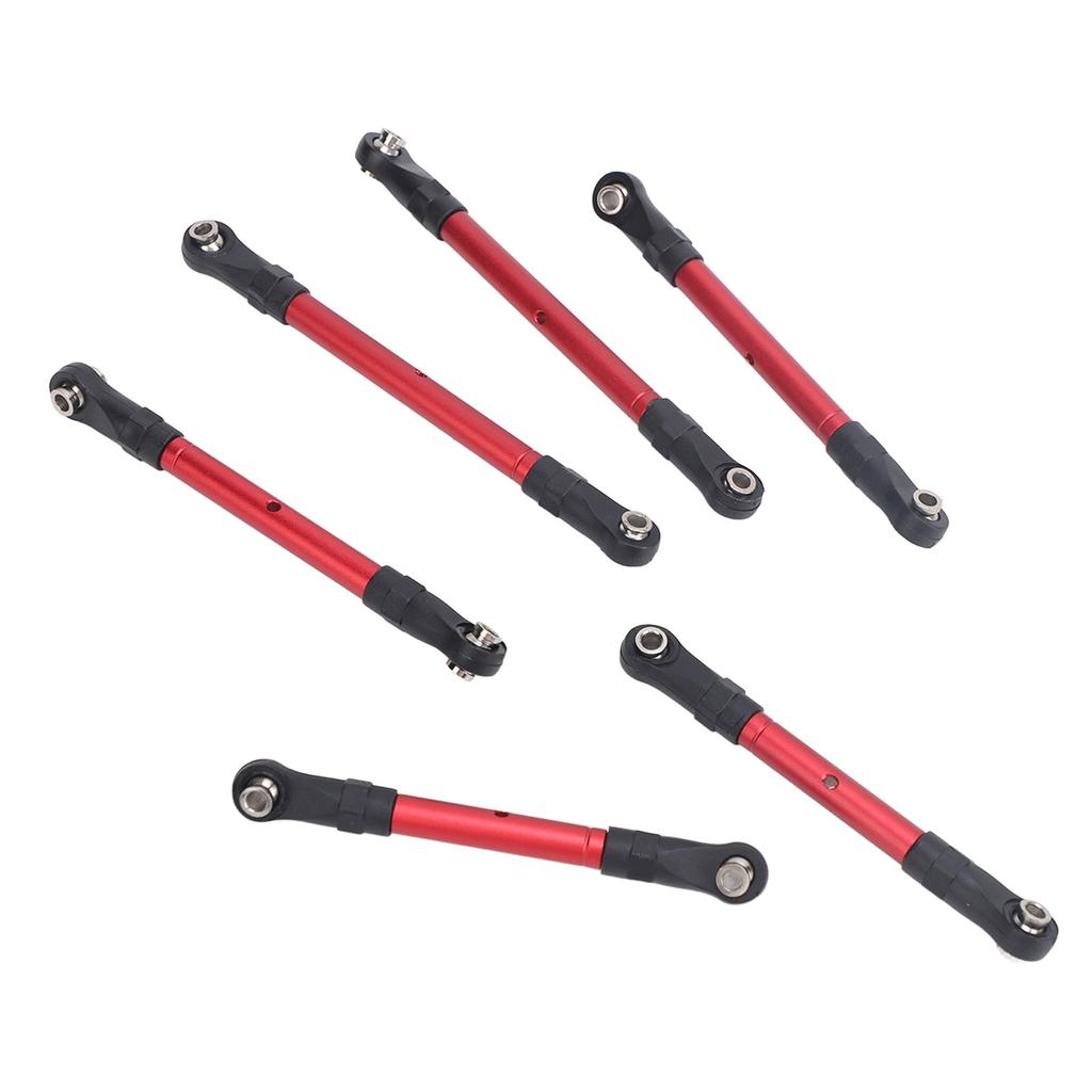 6 Stück RC Auto Lenkstange Aluminiumlegierung Ersatzteil Lang Kurz RC Spurstangen Set für Traxxas Slash