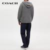 COACH Men's Classic Signature Hooded Knit Sweatshirt