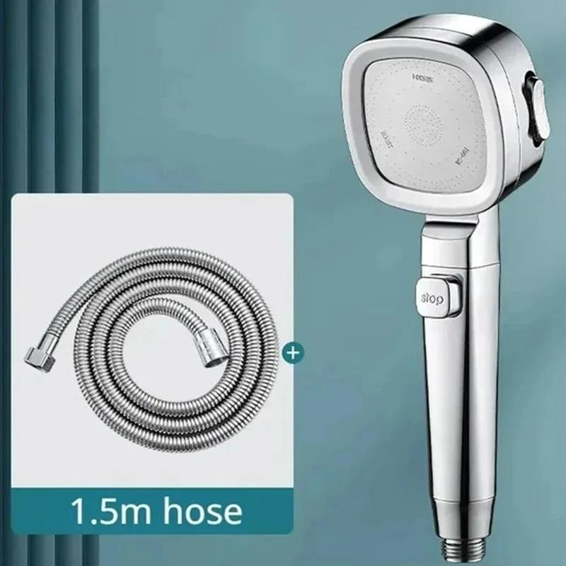 Strong Pressure Shower Head Shower Booster Showerhead Bathroom Water Heater Shower Head Rain Home Shower Head Set
