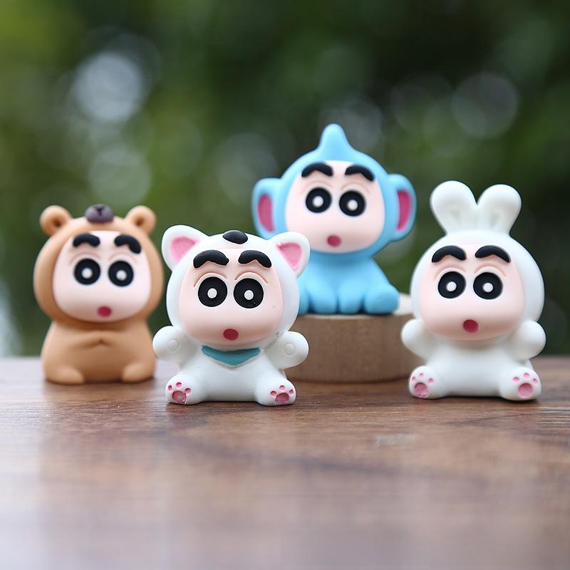 Cartoon Shinchan Capybara Animal Model Kids Toy For Visual Development Play And