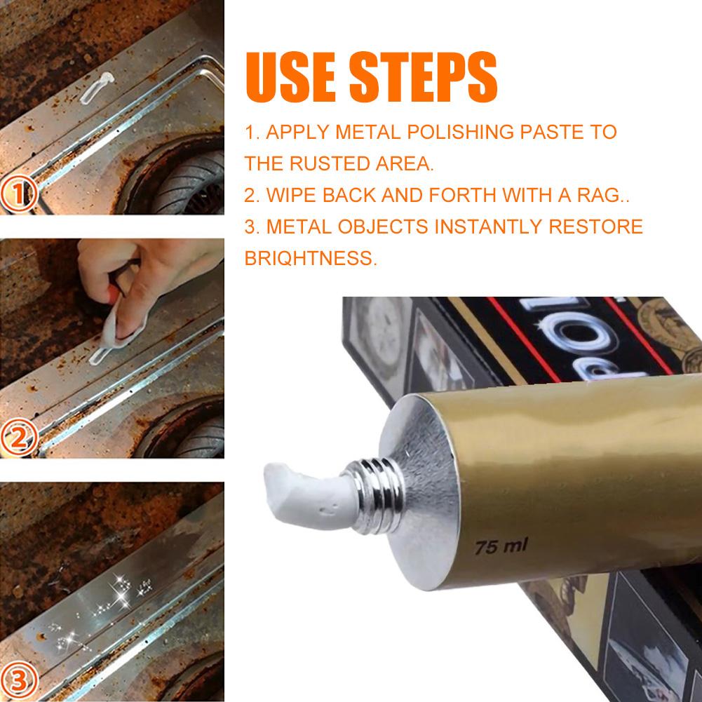 100g/150g Metal Polish Paste Caring Agent for Cars Watch Mirror Wax Grinding Polishing Paste Wax Metalworking Metal Tools
