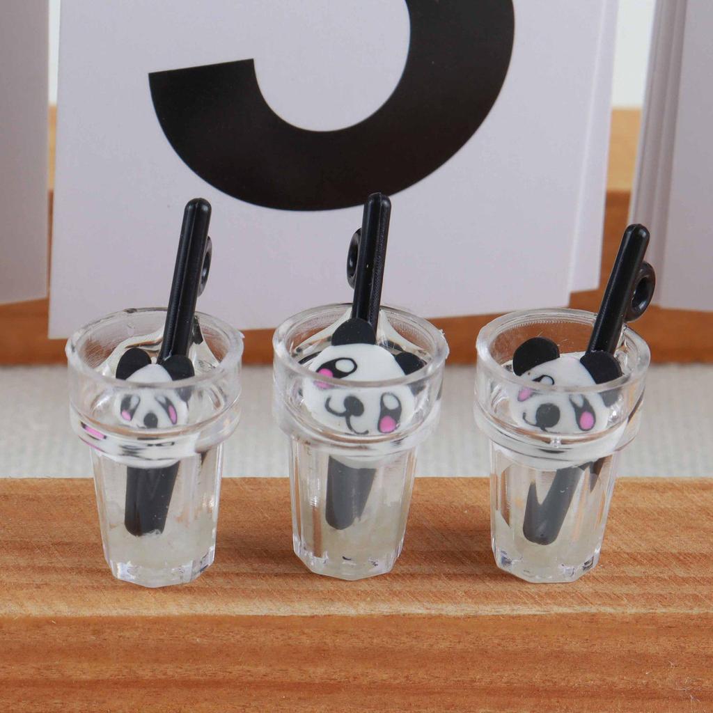 Miniature Fruit Drink Cup Earrings & Keychain Pendant