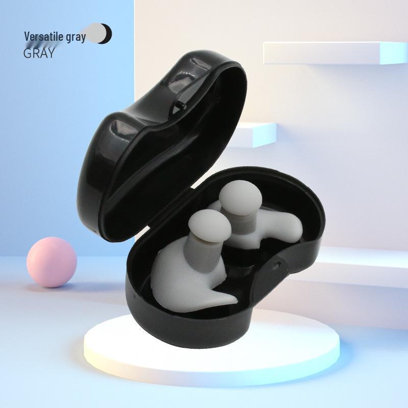 Ultra-Soft Silicone Spiral Swimming Earplugs with Noise Reduction and Waterproof Protection