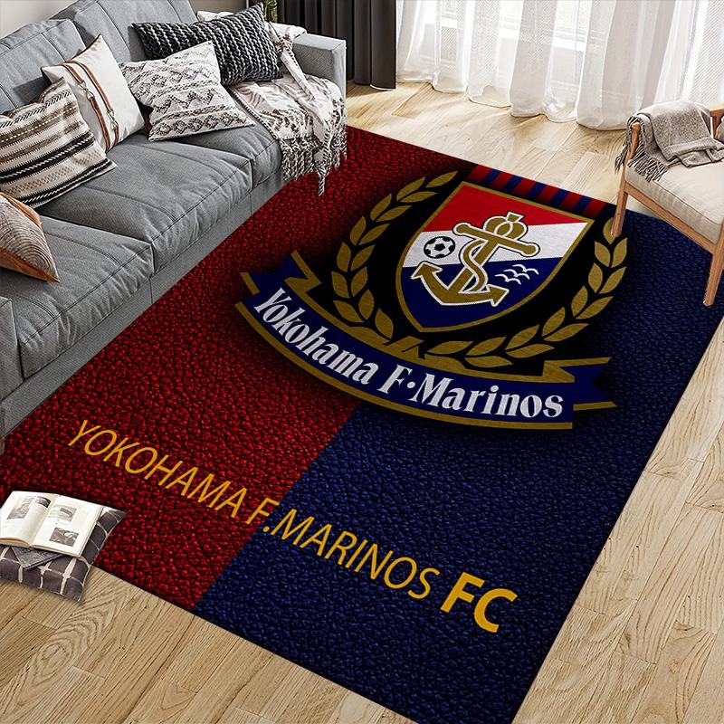Yokohama F. Marinos  Pattern Square Carpet,Area Rug,Carpet Rug for Living Room Bedroom Sofa Playroom Decor,Non-slip Floor Mat 60cmx90cm