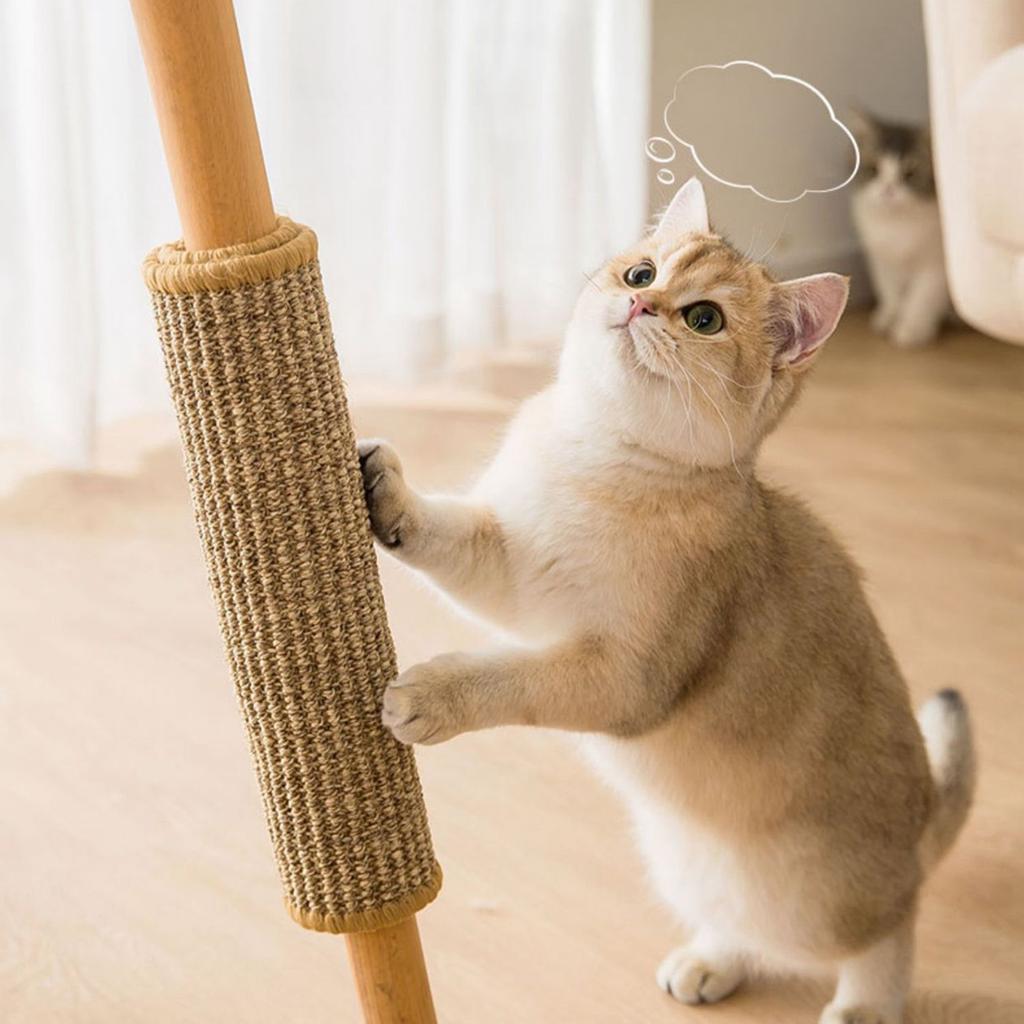 Cat Scratch Mat Prevent Slip Scratch Resistant Furniture Protector Sisal Cat Scratching Pad for