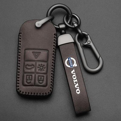 Suitable for Volvo Key Cover Xc60s90s60xc90v40v90s60l Leather Car High-end Female Shell Buckle