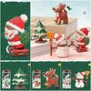 Snowman Christmas 3D Paper Puzzle Christmas Animal Model Toy 3D Cardboard Model  Christmas Gifts