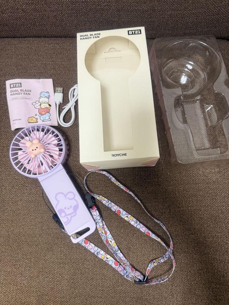 [USED] BTS BT21 minini handy fan COOKY