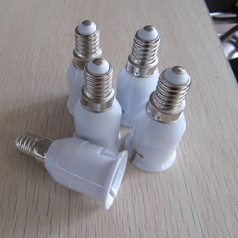 E14to B22 Light Socket Adapter With Fireproof Pc Material For Home And Commercial Use