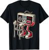 Retro TV-spelskontroll med Walker Rolig Gamer Spel T-shirt