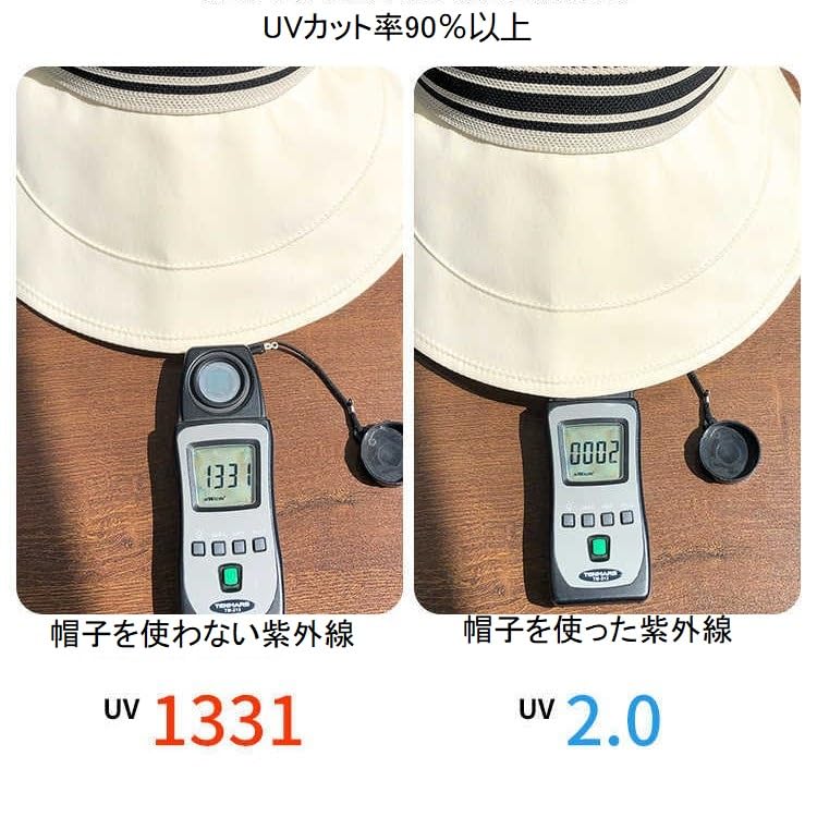 UV Protection Hat with Chin Sun Small Sun UV Sunburn Cool Strap, Foldable, Women's Hat, UPF50+, Face, Hat, Shading, Protection, Prevention,