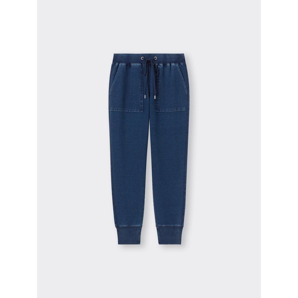 Gu By Uniqlo Denim Sweat Easy Pants+x