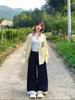 Women's Trendy Striped Long-Sleeve Shirt, Early Autumn Casual Jacket, Loose Fit Top