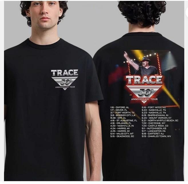 Trace Adkins 30th Anniversary Tour 2026 North America City Dates Two Sided Shirt Unisex T-Shirt S