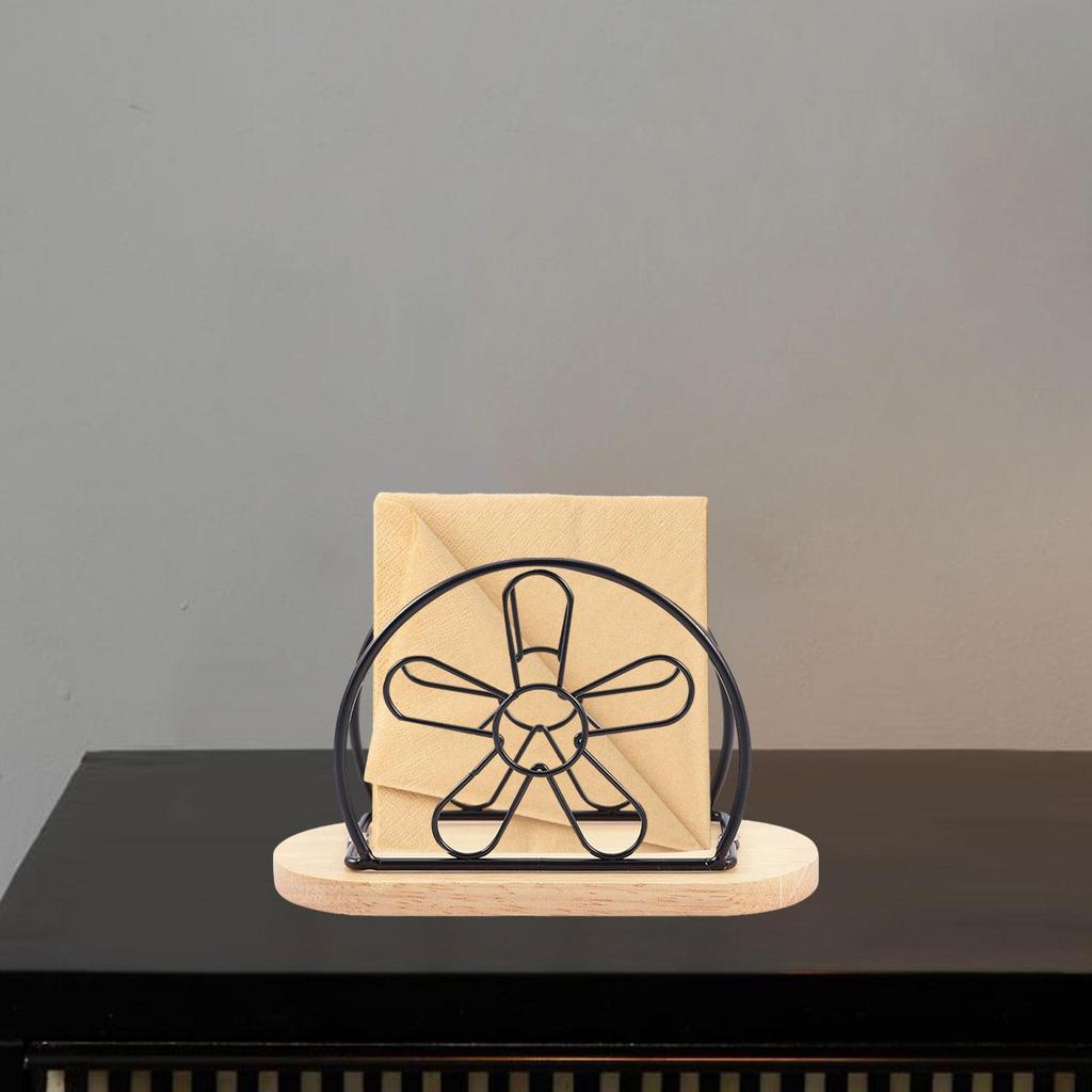 Napkin Holder with Metal Wire Napkin Storage Box for Countertop Home Kitchen