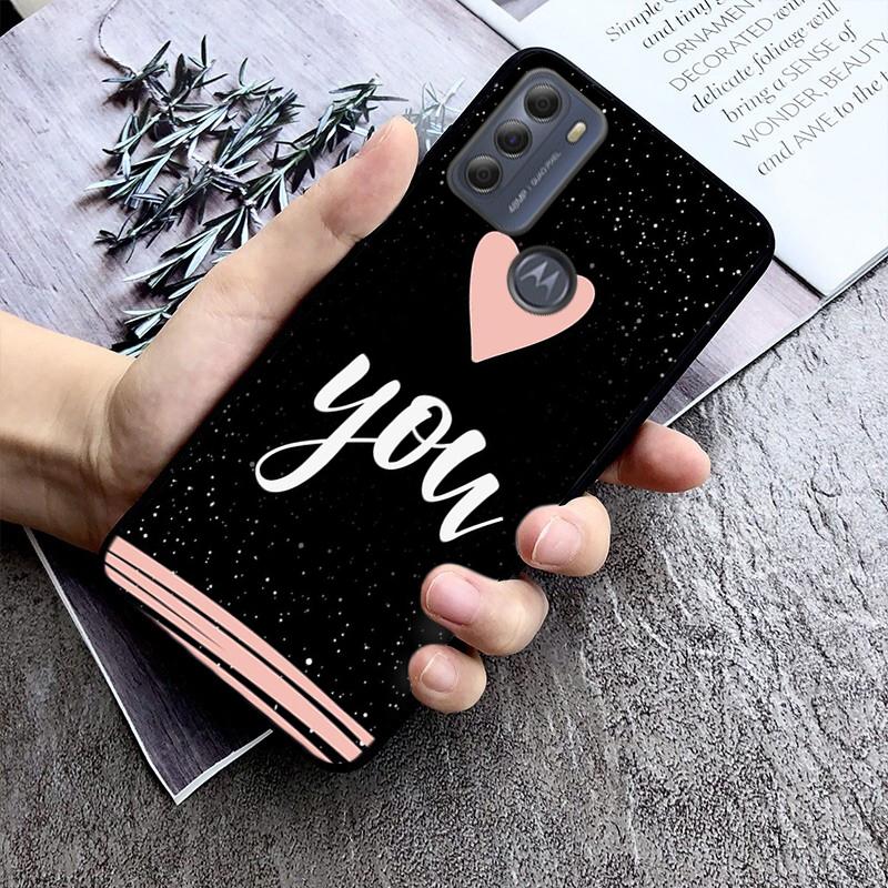 Moon Stars Space Astronaut Phone Case for Motorola Moto G22 G60 G52 G9 G7 Plus G8 Power G100 G Stylus G30 G10 GPure