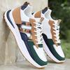 Men's shoes spring and summer sports shoes men's 2026 new leather waterproof and non-slip black casual shoes men's running dad shoes