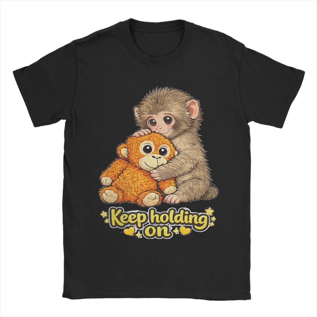 I Need Some Love Punch Monkey TShirts Unisex Women Creative Cotton Tee Shirt Short Sleeve T Shirts Gift Idea Clothing