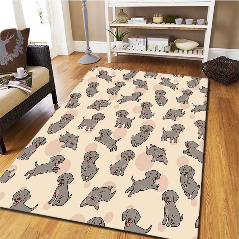 Cute cartoon animal Pattern Square Carpet,Area Rug,Carpet Rug for Living Room Bedroom Sofa Playroom Decor,Non-slip Floor Mat,Holiday Birthday Gifts
