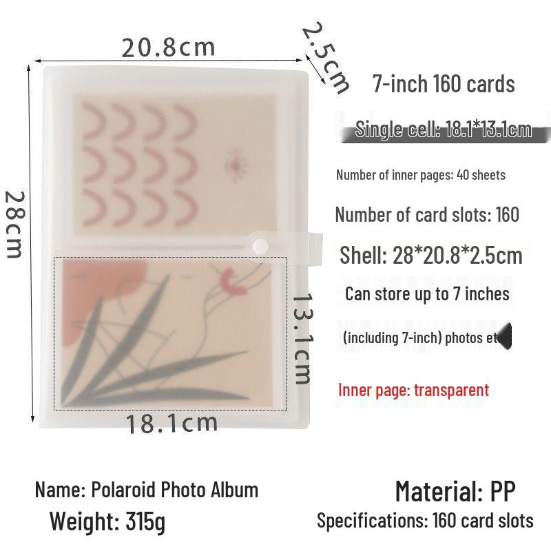 3-Inch Polaroid & Ticket Storage Album for Stargazing Keepsakes