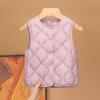 Autumn and winter light children's down vest vest medium children's liner boys and girls wear gourd vest