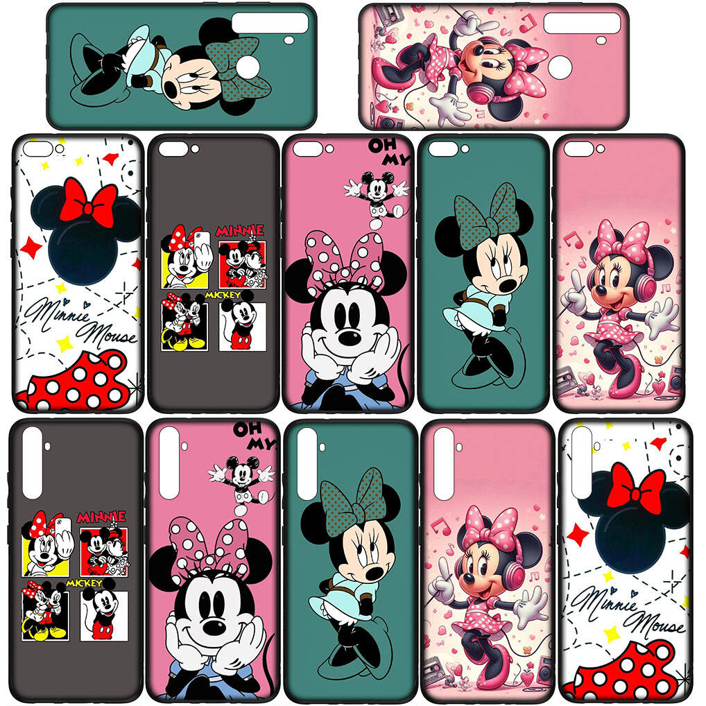 for Samsung Galaxy S25 S24 S23 iPhone 17 16 15 Xiaomi Redmi Note 14 13 12 11 Plus Pro Max XR A37 A57 Phone Case Comics Minnie Mouse OPPO Huawei Cover