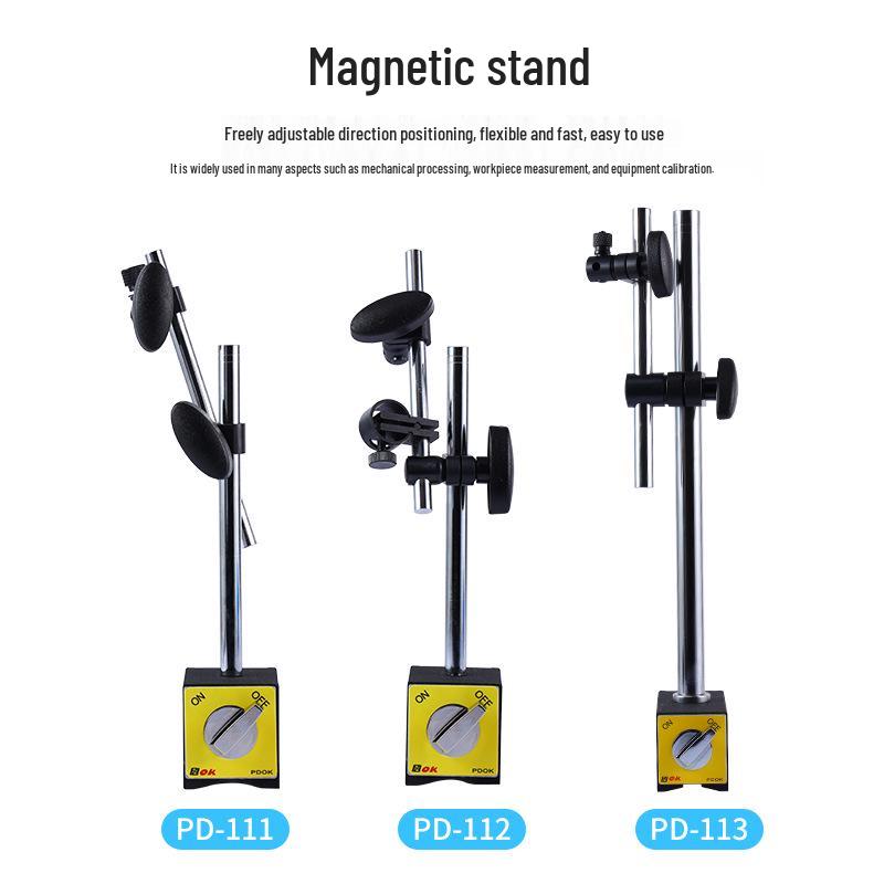 Universal Magnetic Base for Dial Indicator with Strong Switch