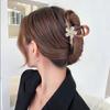 1pc Fashionable Flower Clip, High-end Hair Clip, Temperament, Back of the Head Hair, Shark Clip Headband, Hair Accessory