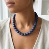 Vintage Colorful Choker Stackable Retro Necklace Simple Fruit Bead Necklace  Gift