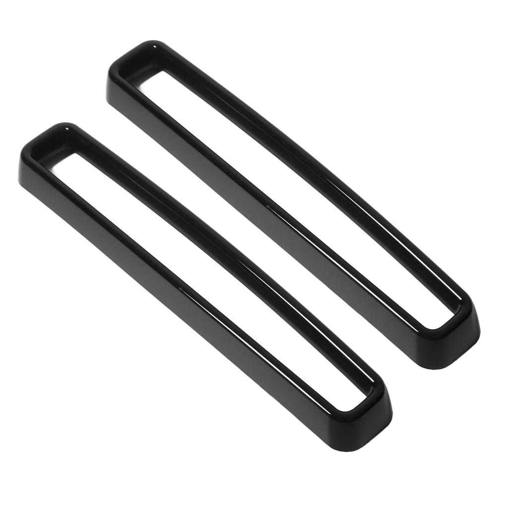 Car Front Grille Trim Bright Black UV Protection Coating Replacement for Dodge Challenger 2015‑2021