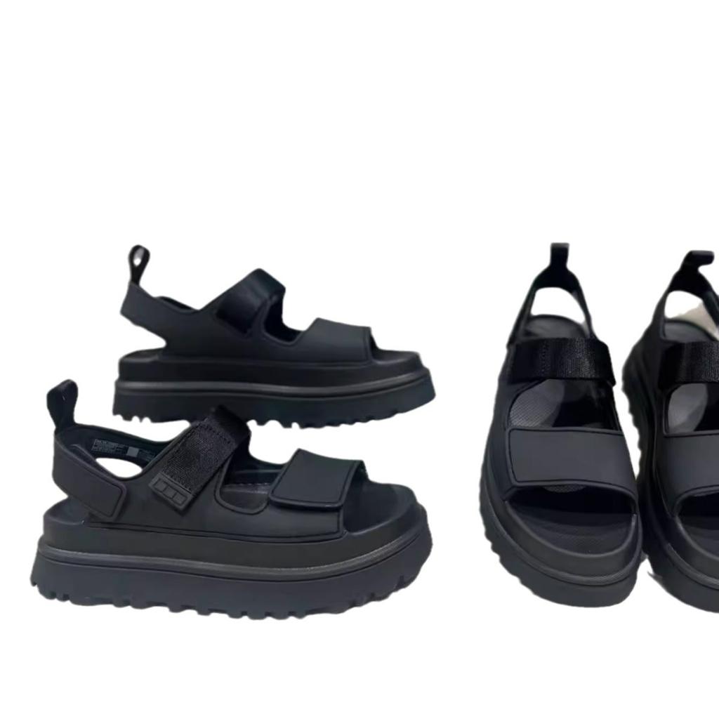2024 Summer Comfortable Thick Bottom Open Toe Velcro Strap Fashion Sandals for Beach