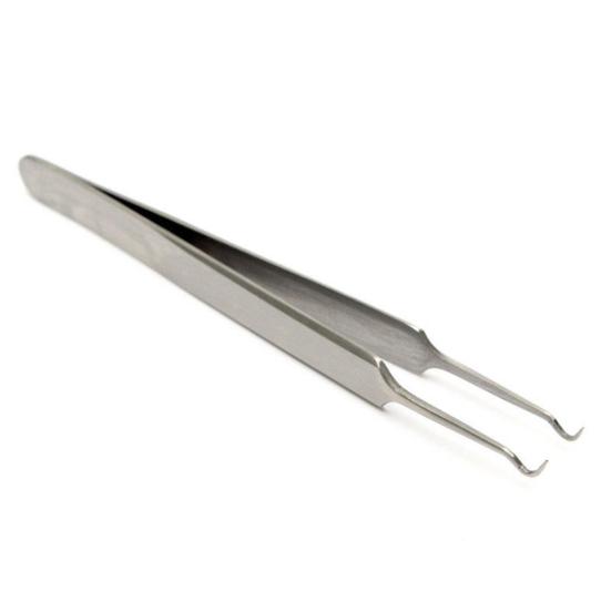Pimple Comedone Tweezers Remover Tool Bend Curved Face Blackhead Acne Clips